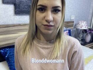 Blonddwomann